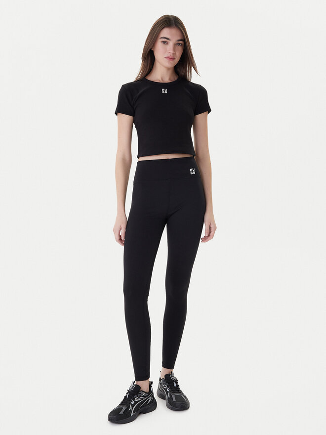 HUGO Hugo Футболка Delanor 50512000 Чорний Slim Fit
