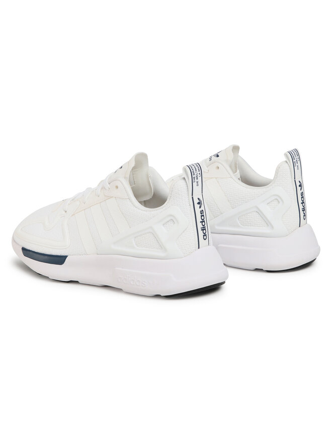 アペックス2 Sneakersy adidas Zx 2 FLux J FV8545 Biały | eobuwie.com.pl