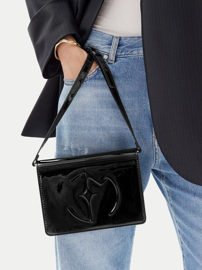 Eva Minge Handtasche Eva Minge EO-ALINA-LDA8225-1 Schwarz