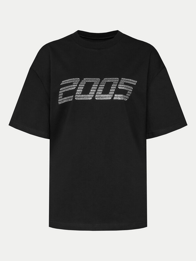 2005 2005 T-Shirt Unisex Signature Tee Μαύρο Relaxed Fit