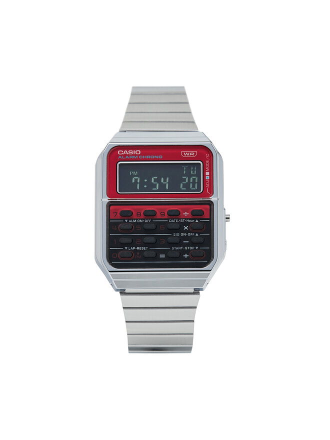 Casio Zegarek Casio Vintage CA-500WE-4BEF Srebrny