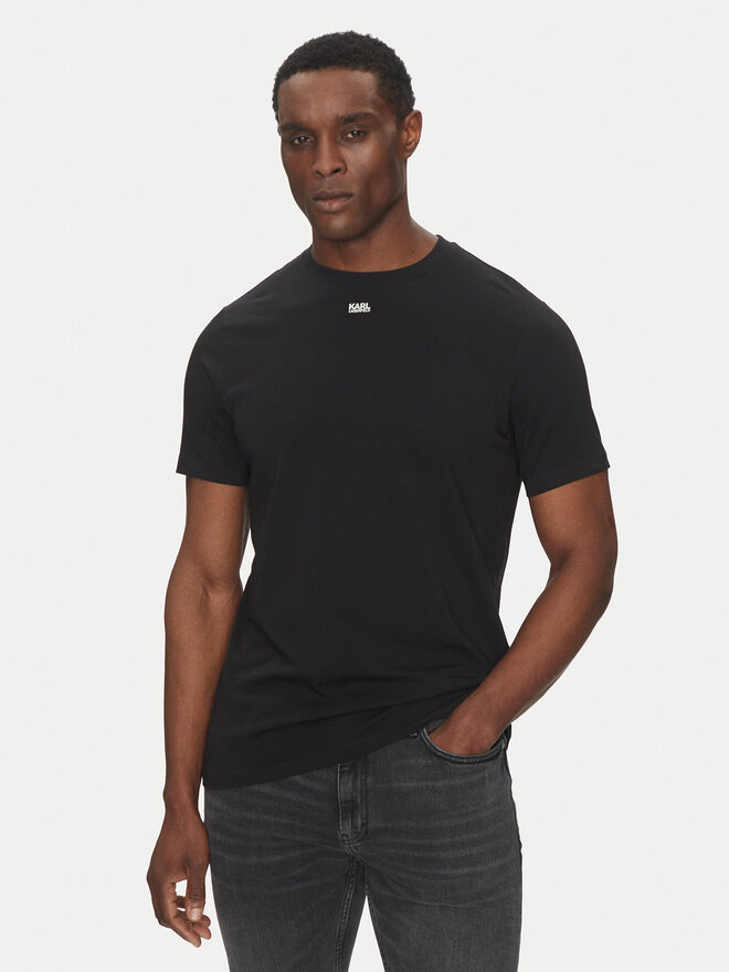 KARL LAGERFELD KARL LAGERFELD Camiseta 755058 552235 Negro Regular Fit
