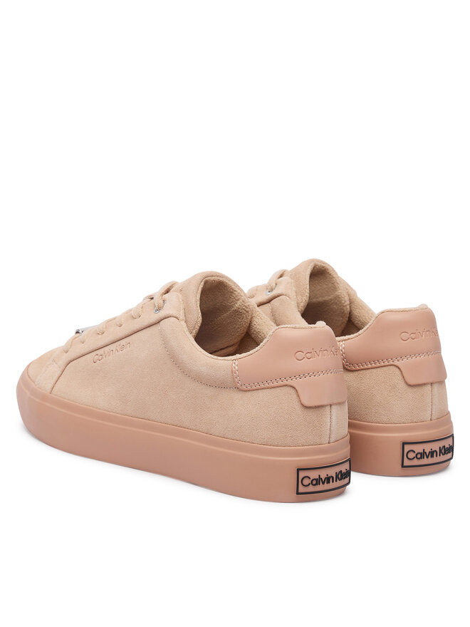 Calvin Klein Sneakers Calvin Klein Lace-Up Sneaker Suede/Wl Ck HW0HW02679 Rosa