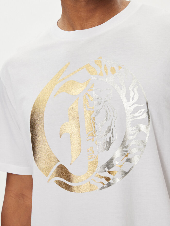 Just Cavalli Just Cavalli T-Shirt 76OAHG05 Weiß Regular Fit