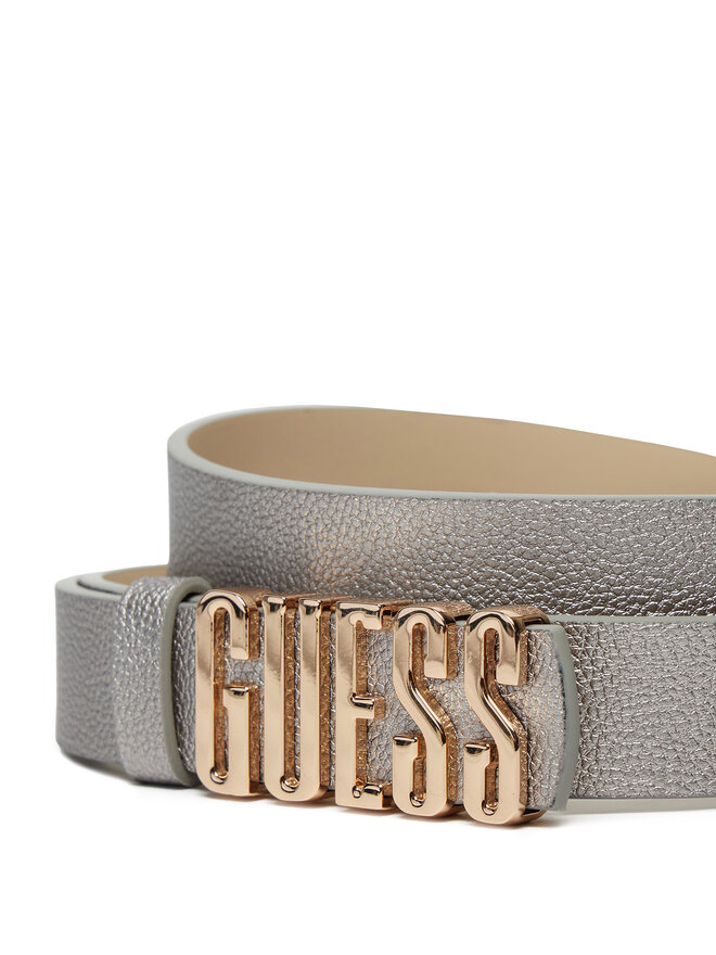Guess Sieviešu josta Guess Meridian (BG) Belts BW9114 P4225 Sudraba