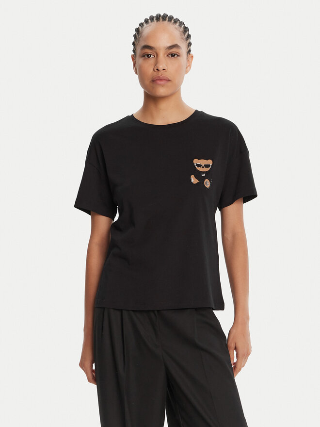 Liu Jo Liu Jo T-Shirt MF5416 JS923 Μαύρο Regular Fit