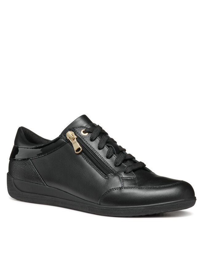 Sneakers Geox D Myria D4668D 08502 C9999 Noir chaussures