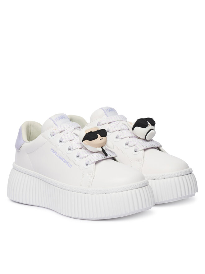 KARL LAGERFELD Sneakers KARL LAGERFELD Kreeper Lo KL42336T Écru