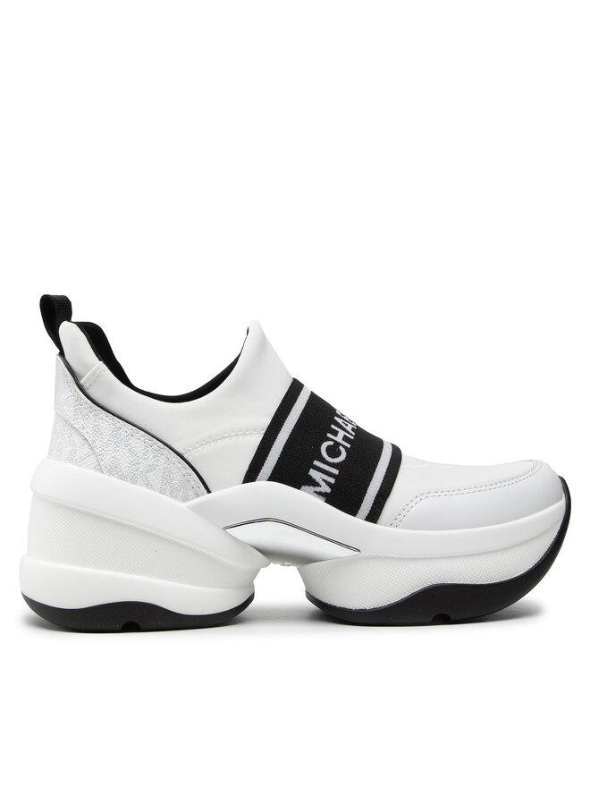 MICHAEL Michael Kors Снікерcи MICHAEL Michael Kors Olympia Slip On 43R2OLFS2D Білий