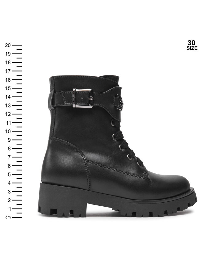 Schnurstiefeletten TWINSET Anfibio 242GCJ M Schwarz eschuhe