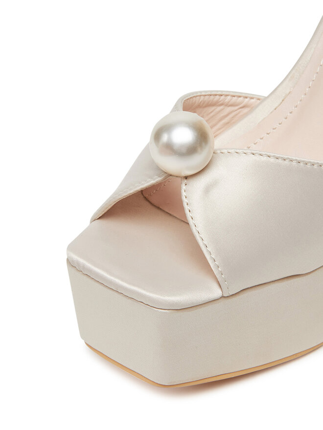 DeeZee Sandále DeeZee LB8921-1 Écru
