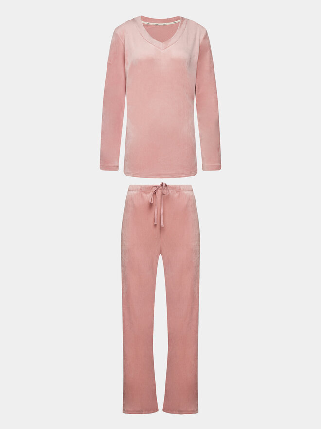 Selmark Selmark Pizsama Polar Soft P6273 Rózsaszín Regular Fit