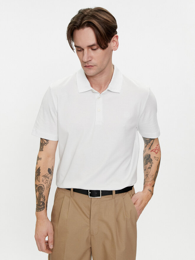 Baldessarini Baldessarini Polo B4 10044/000/5190 Λευκό Regular Fit