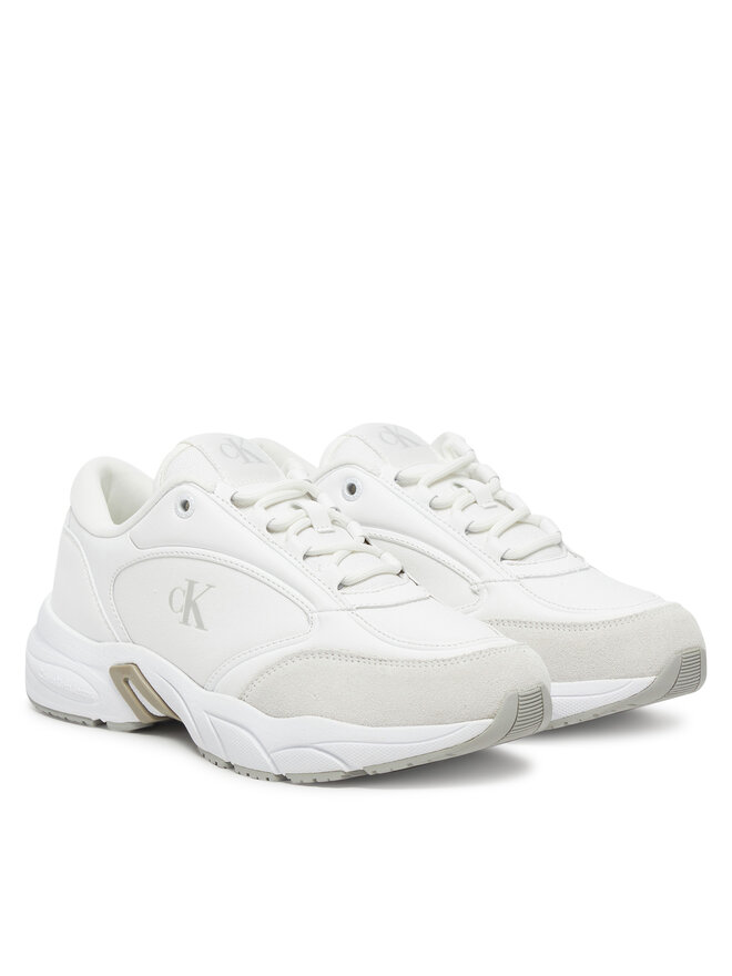 Calvin Klein Jeans Sneakersy Calvin Klein Jeans Retro Tennis Mg Mix YW0YW01743 Biały
