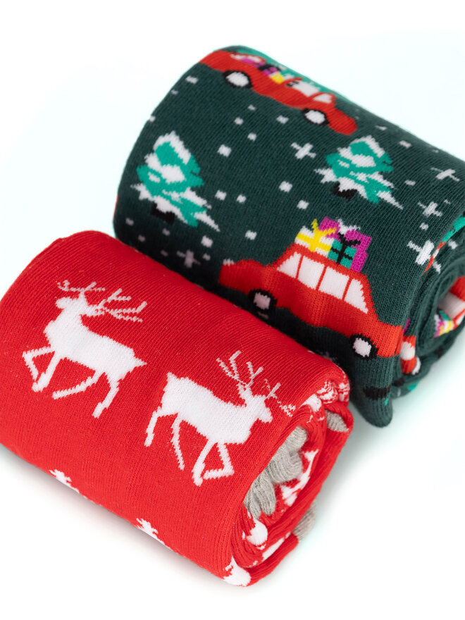 Lasocki Set di 2 paia di calzini lunghi unisex Lasocki 2MB-004-AW24 (2-pack) Multicolore