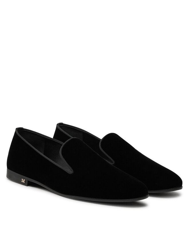 Max Mara Slipper Max Mara VELVETSLIPPER 2424526272600 Schwarz