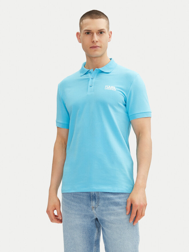 KARL LAGERFELD KARL LAGERFELD Poloshirt 745088 552235 Himmelblau Regular Fit