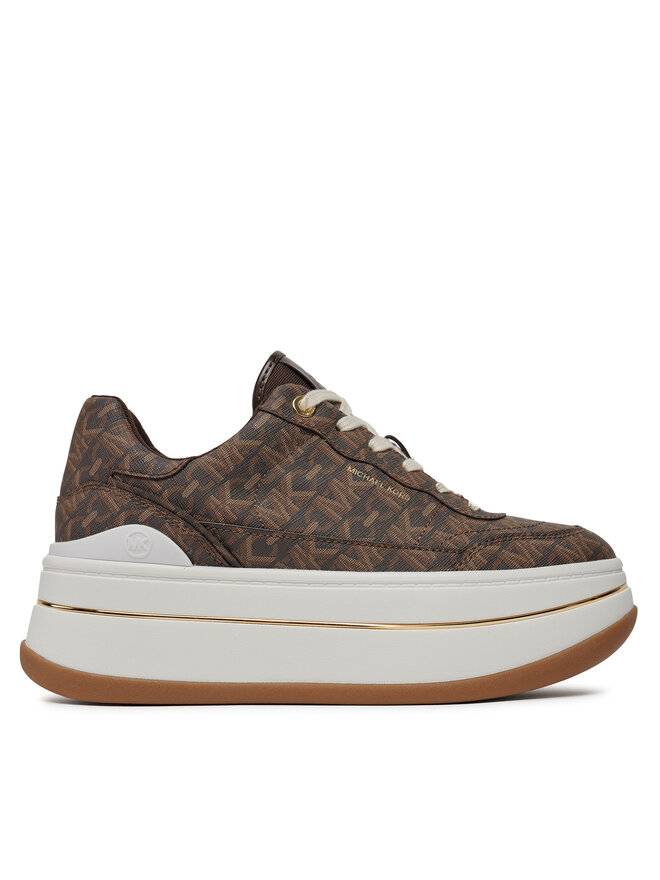 MICHAEL Michael Kors Sneakersy MICHAEL Michael Kors Hayes Lace Up 43R4HYFS1B Brązowy