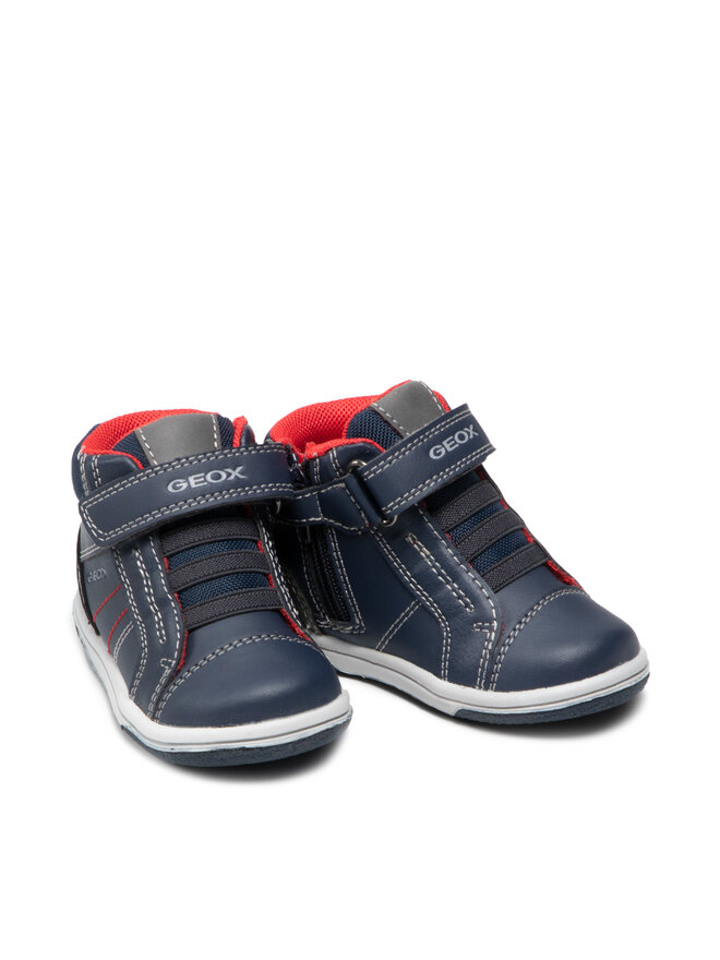 Geox Kotníková obuv Geox B Flick B.A B1637A 054FU C0735 M Tmavomodrá