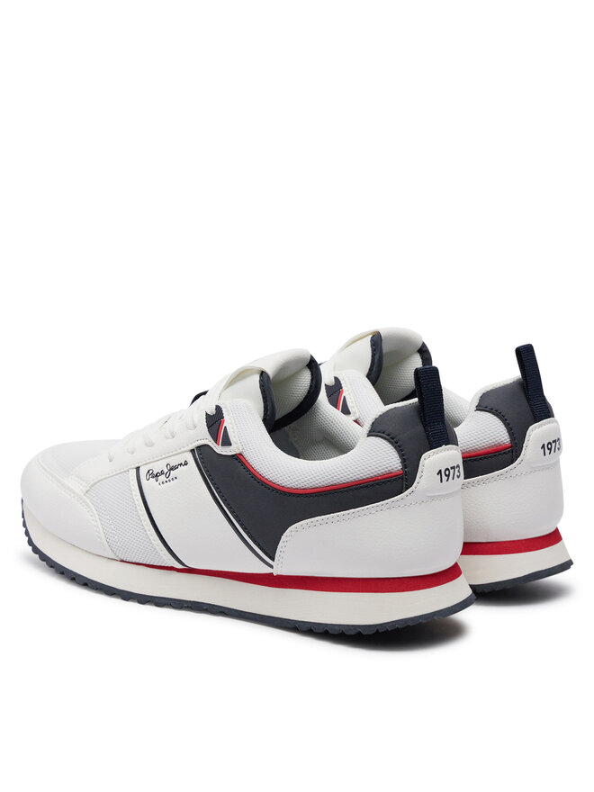 Pepe Jeans Сникърси Pepe Jeans Dublin Brand PMS40009 Бял