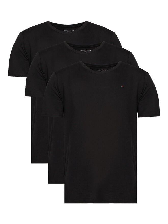 Tommy Hilfiger Tommy Hilfiger T-Shirt-Set UM0UM03379 Schwarz Regular Fit