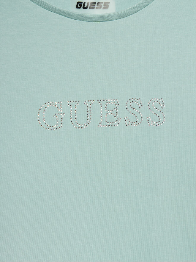 Guess Guess Marškinėliai J4RI49 J1314 Žalia Regular Fit