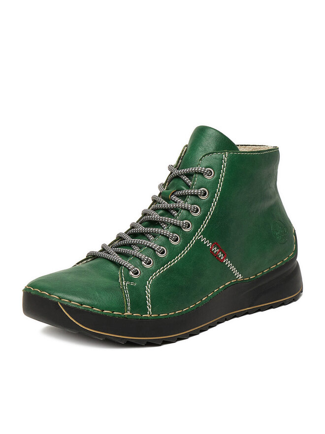 Rieker Polokozačky Rieker 71510-52 Zelená