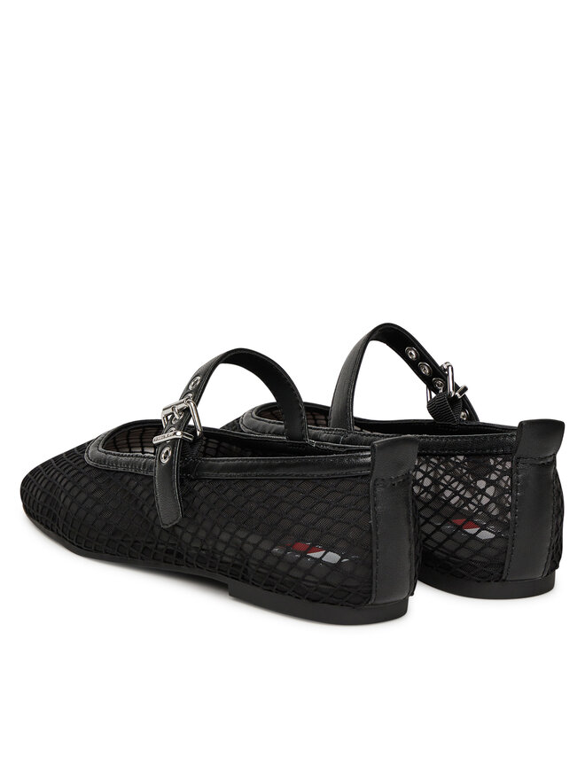 Tommy Jeans Балетки Tommy Jeans Tjw Mesh Maryjane Ballerina EN0EN02872 Чорний