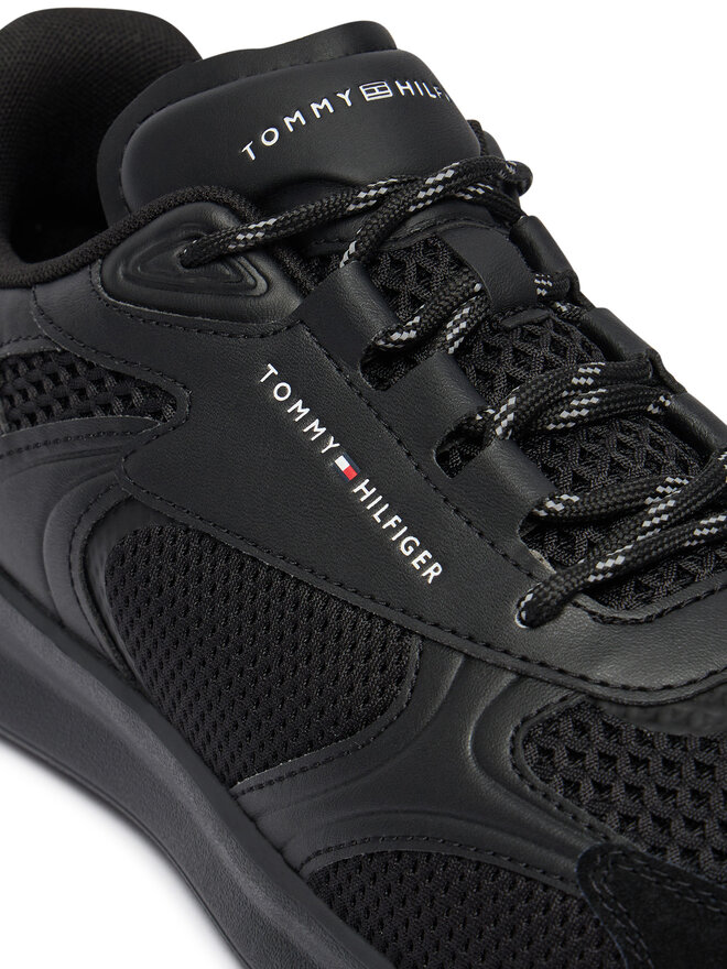 Tommy Hilfiger Sneakers Tommy Hilfiger Lightweight Runner Monocolor FM0FM05928 Schwarz