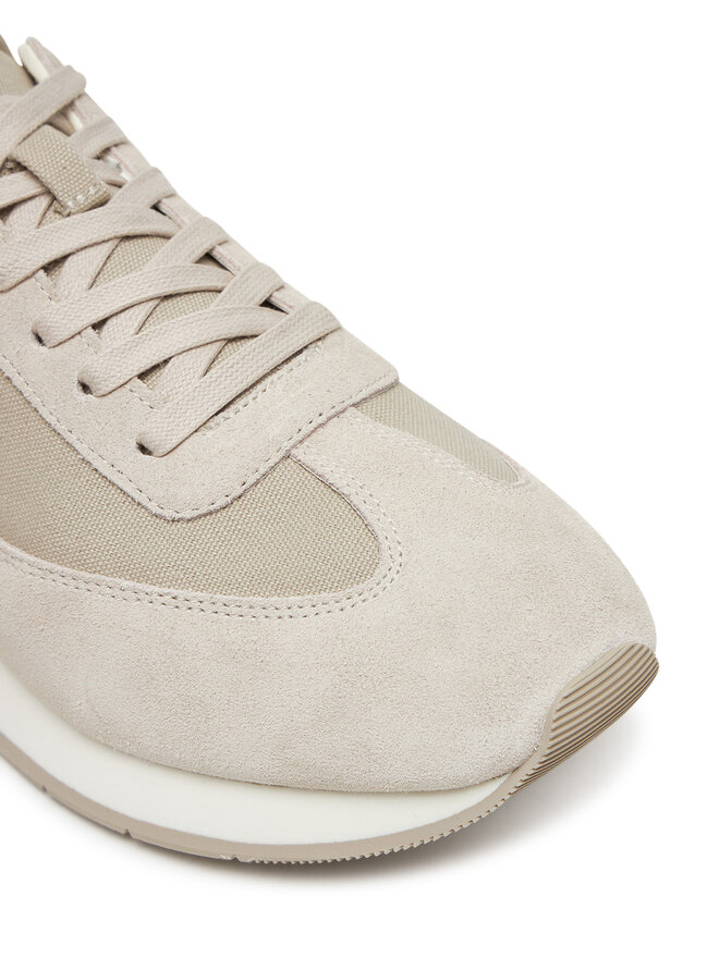 Calvin Klein Sneakersy Calvin Klein Low Prof Runn Laceup Cv Mix HM0HM01723 Beżowy