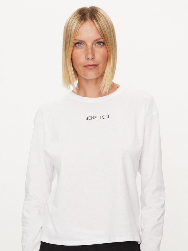 United Colors Of Benetton United Colors Of Benetton Pizsama felső 30963M04S Fehér Regular Fit