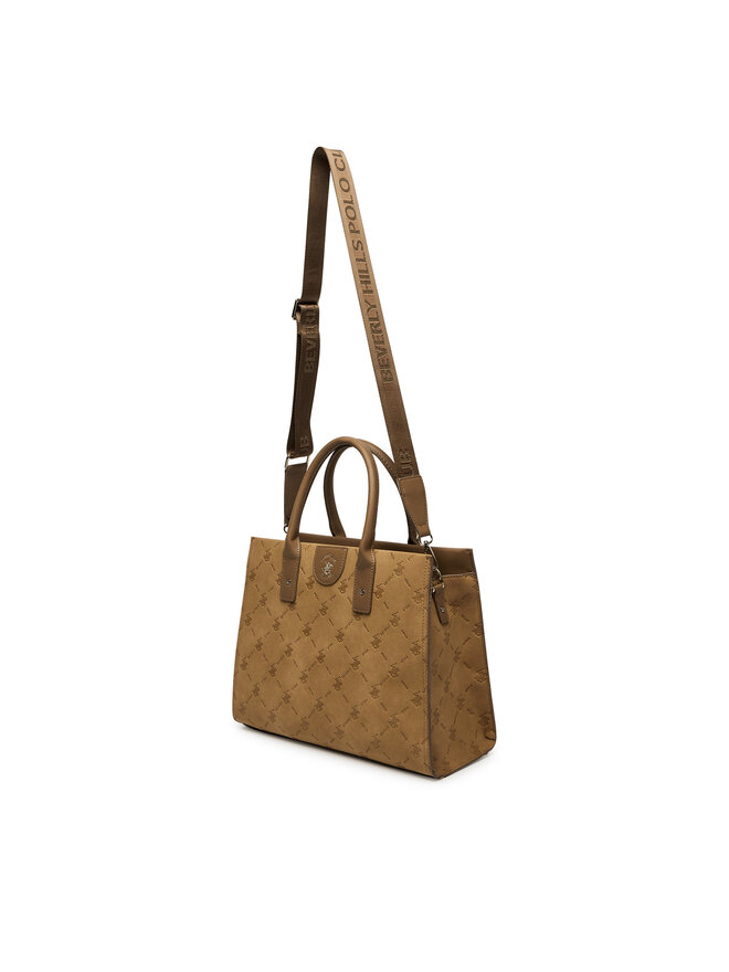 Beverly Hills Polo Club Torebka Beverly Hills Polo Club BHPC-L-002-07 Brązowy