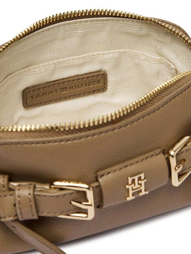 Tommy Hilfiger Handtasche Tommy Hilfiger Th Buckle  AW0AW19511 Beige