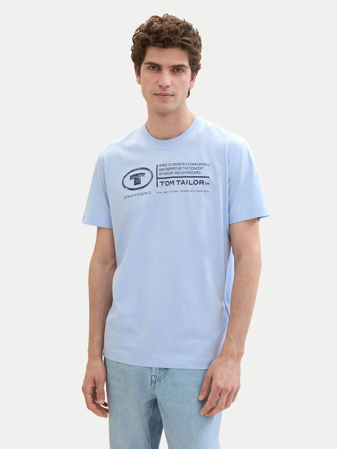 Tom Tailor Tom Tailor T-shirt 1035611 Plava Regular Fit