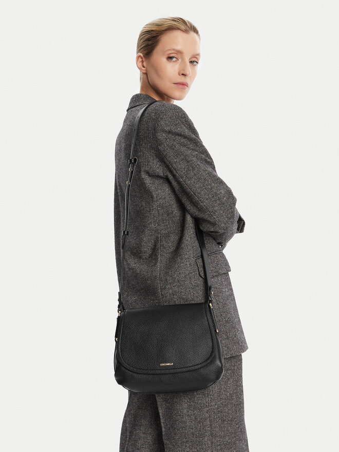 Coccinelle Handtasche Coccinelle T95 Coccinellerebekka E1 T95 15 02 01 Schwarz