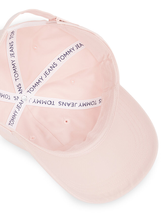 Tommy Jeans Czapka z daszkiem Tommy Jeans Tjw Heritage Plaque Cap AW0AW16986 Różowy