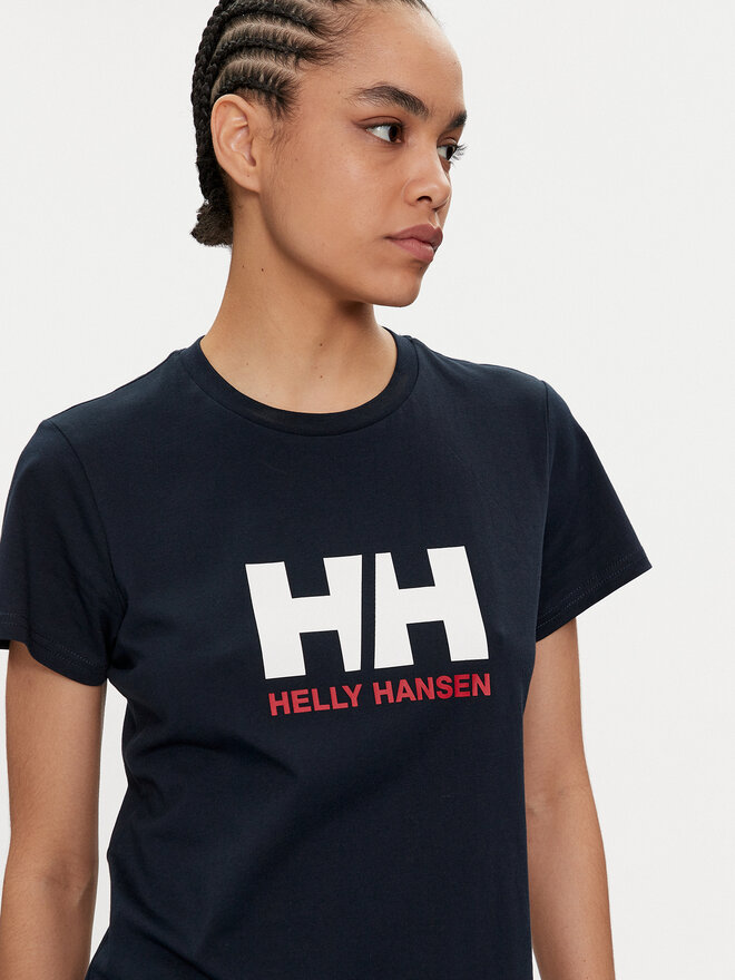 Helly Hansen Helly Hansen Póló W Hh Logo T-Shirt 2.0 34465 Sötétkék Regular Fit