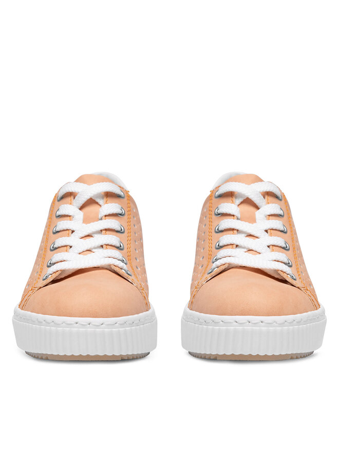 Rieker Sneakersy Rieker M3901-38 Oranžová