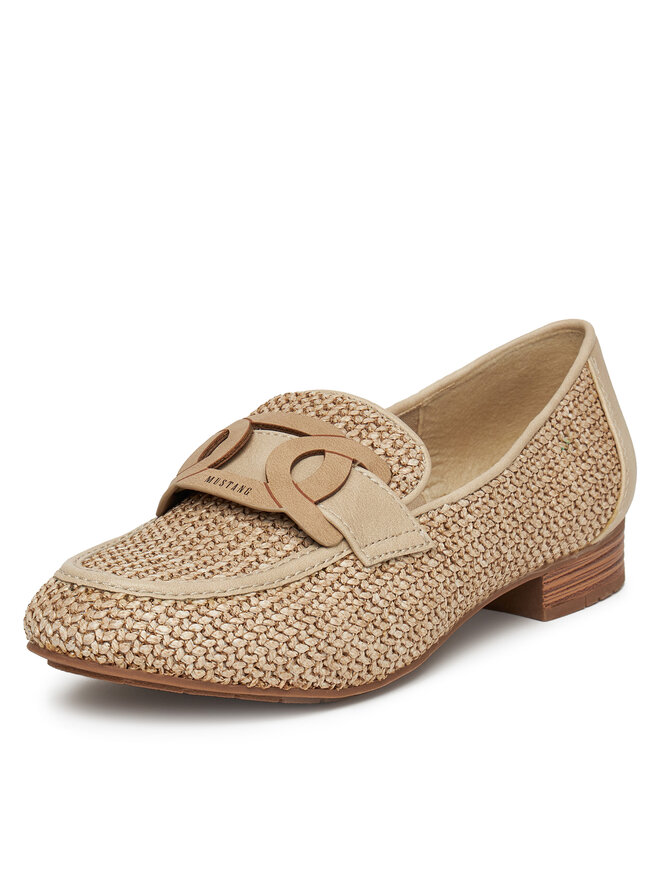 Mustang Čevlji brez vezalk Mustang 1489-402 Bež