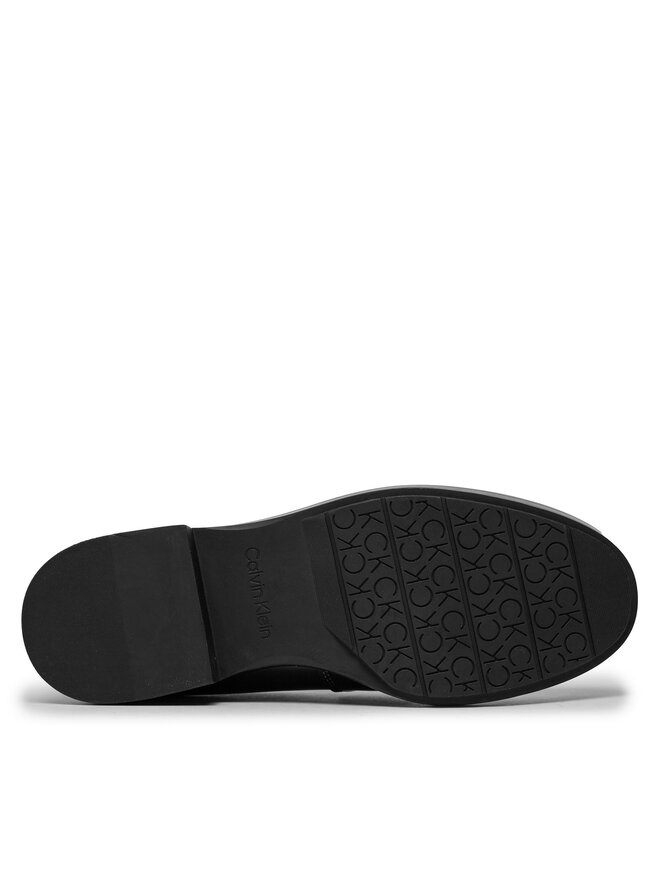 Calvin Klein Slipper Calvin Klein Rubber Sole Loafer W/Hw - Pearl HW0HW02002 Schwarz