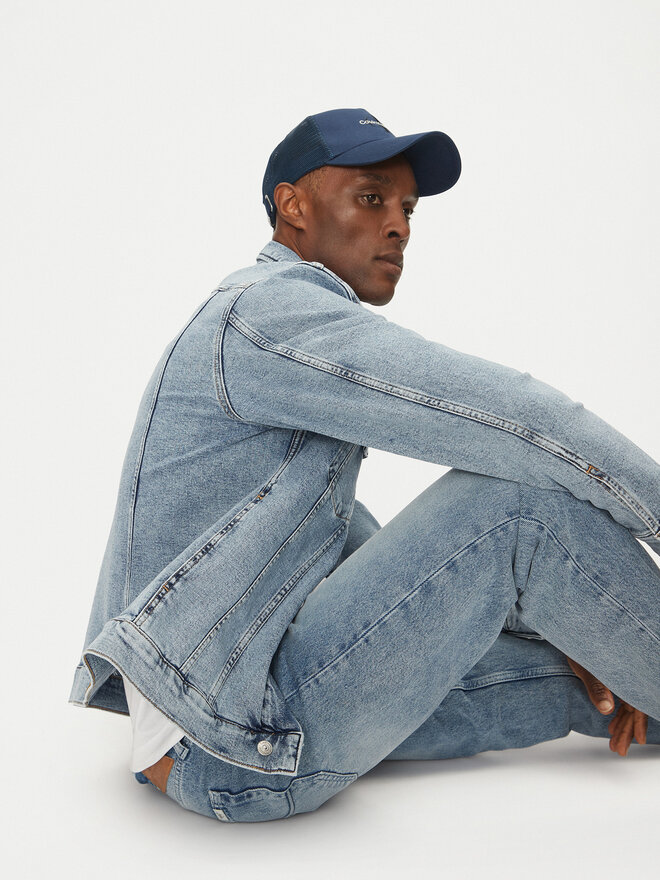 Calvin Klein Jeans Kšiltovka Calvin Klein Jeans Monologo LV04G5065G Modrá