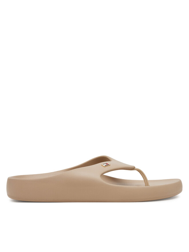 Tommy Hilfiger Japonki Tommy Hilfiger Th Comfort Beach Sandal FW0FW08522 Beżowy