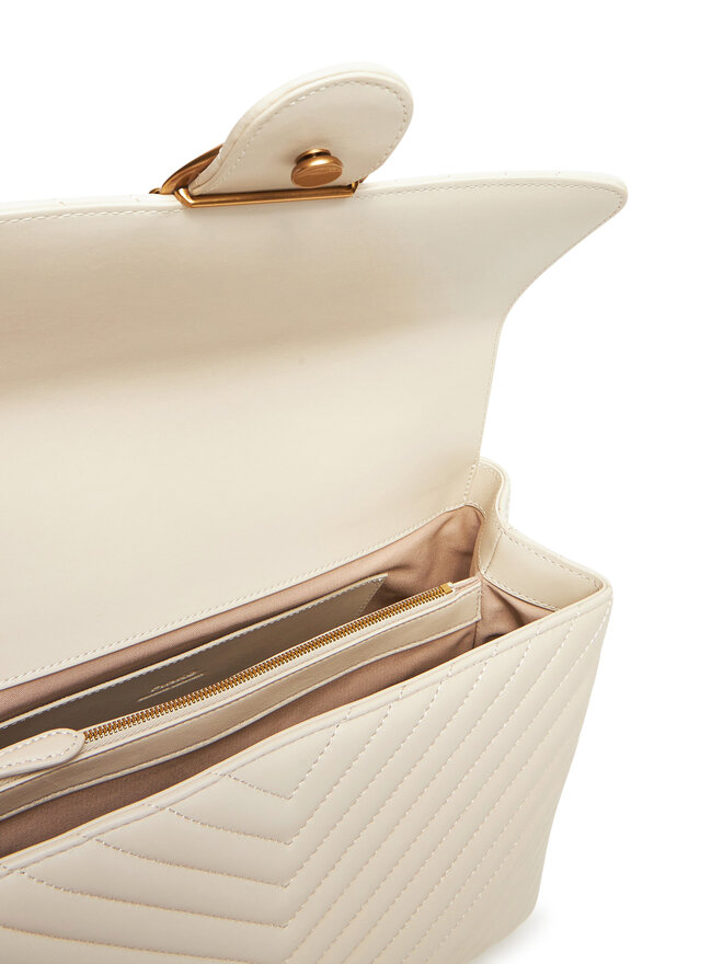 PINKO Handtasche PINKO Love Lady Puff Big Cl 100042 A0GK Z14Q Weiß