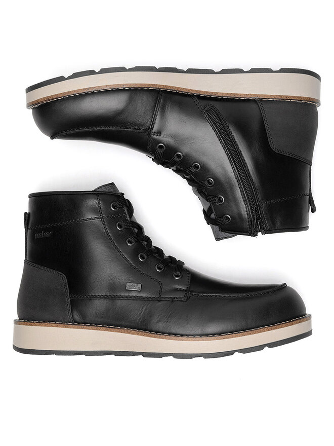 Rieker Schnürschuhe Rieker 30030-00 Schwarz
