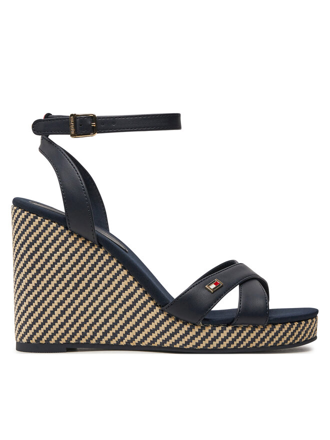 Tommy Hilfiger Sandalias Tommy Hilfiger Im Raffia Sandal FW0FW08224 Azul marino