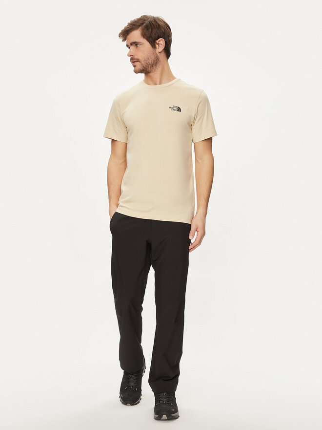 The North Face The North Face Camiseta Simple Dome NF0A87NG Beis Regular Fit