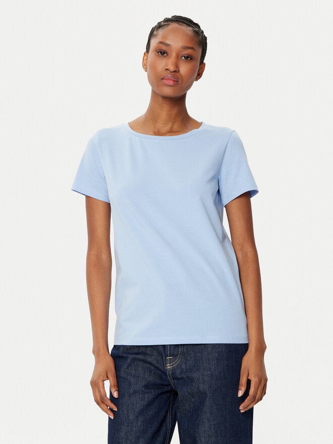 Weekend Max Mara Weekend Max Mara Camiseta Multib 2515971011 Celeste Regular Fit