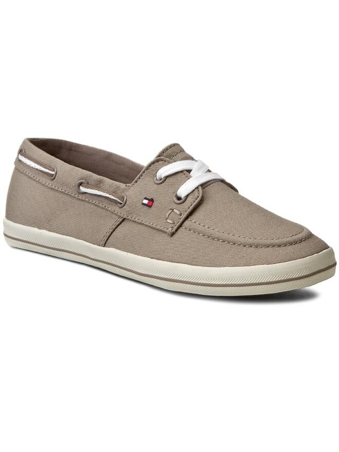 Tommy Hilfiger Sneakers aus Stoff Tommy Hilfiger Victoria 11D FW56820835 Beige
