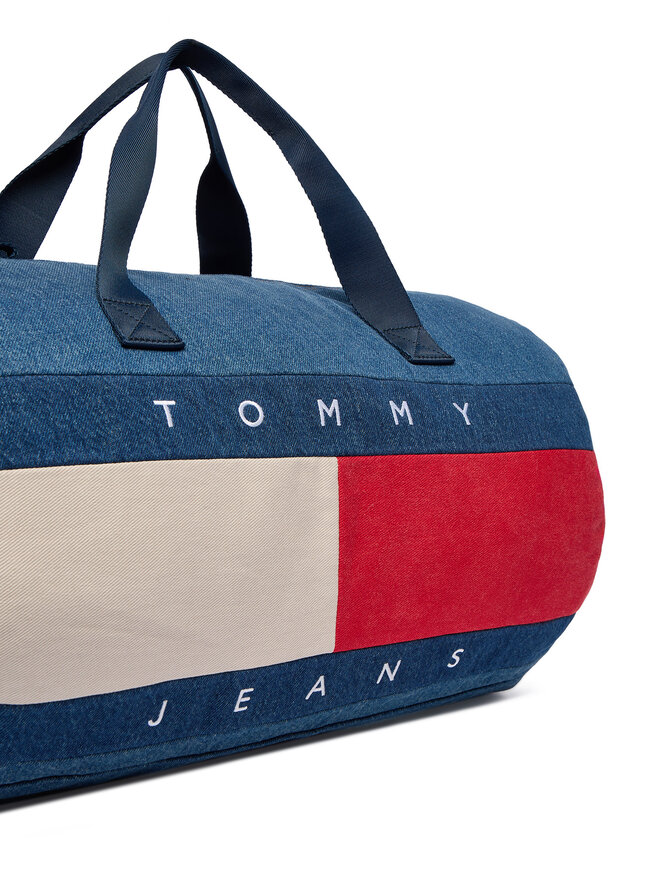 Tommy Jeans Wochenendtasche Tommy Jeans Archive Denim Duffle AM0AM13813 Blau