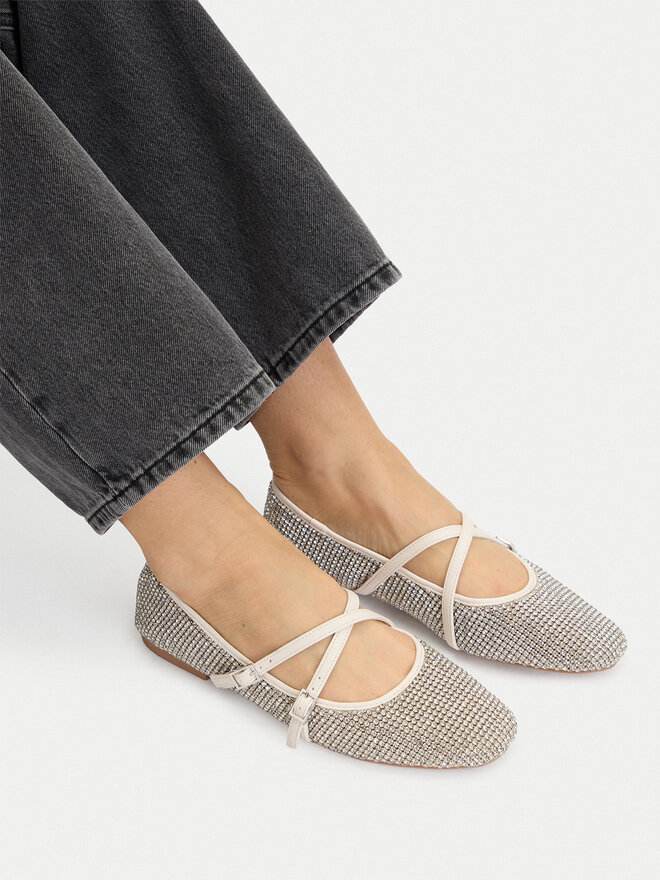 Steve Madden Балетки Steve Madden Watchlist 11005277 Бежевий